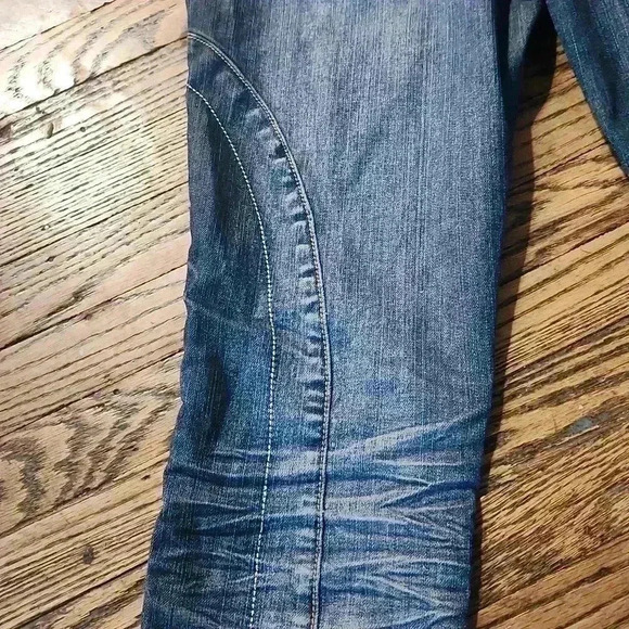 Y2k house of derion blue jeans size 3/4 - Picture 4 of 10
